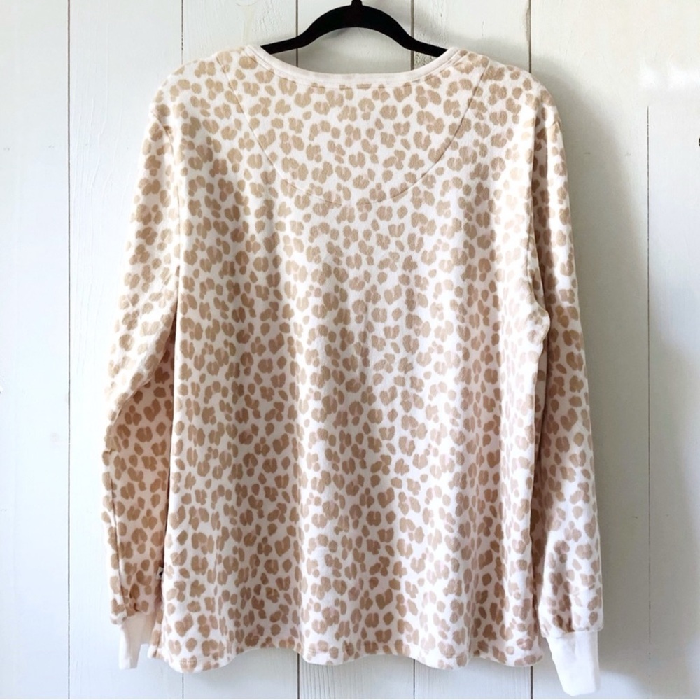 NWOT Kate Spade New York Leopard Print Lounge Top Size Large - Picture 7 of 8
